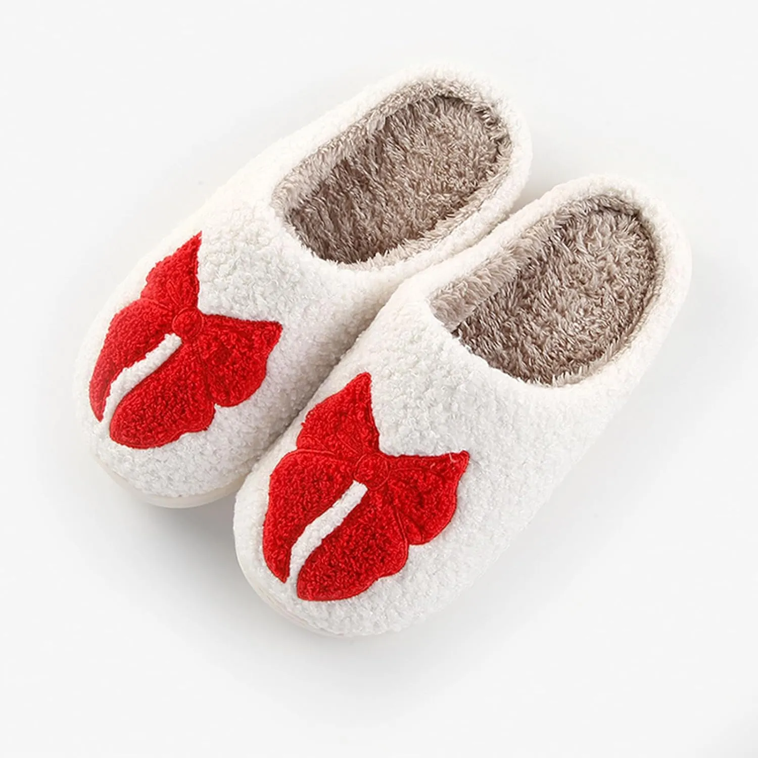 Cherry Slippers for Women Men Fruit Shoes Cute Memory Foam Soft Winter Warm Indoor Outdoor Slippers