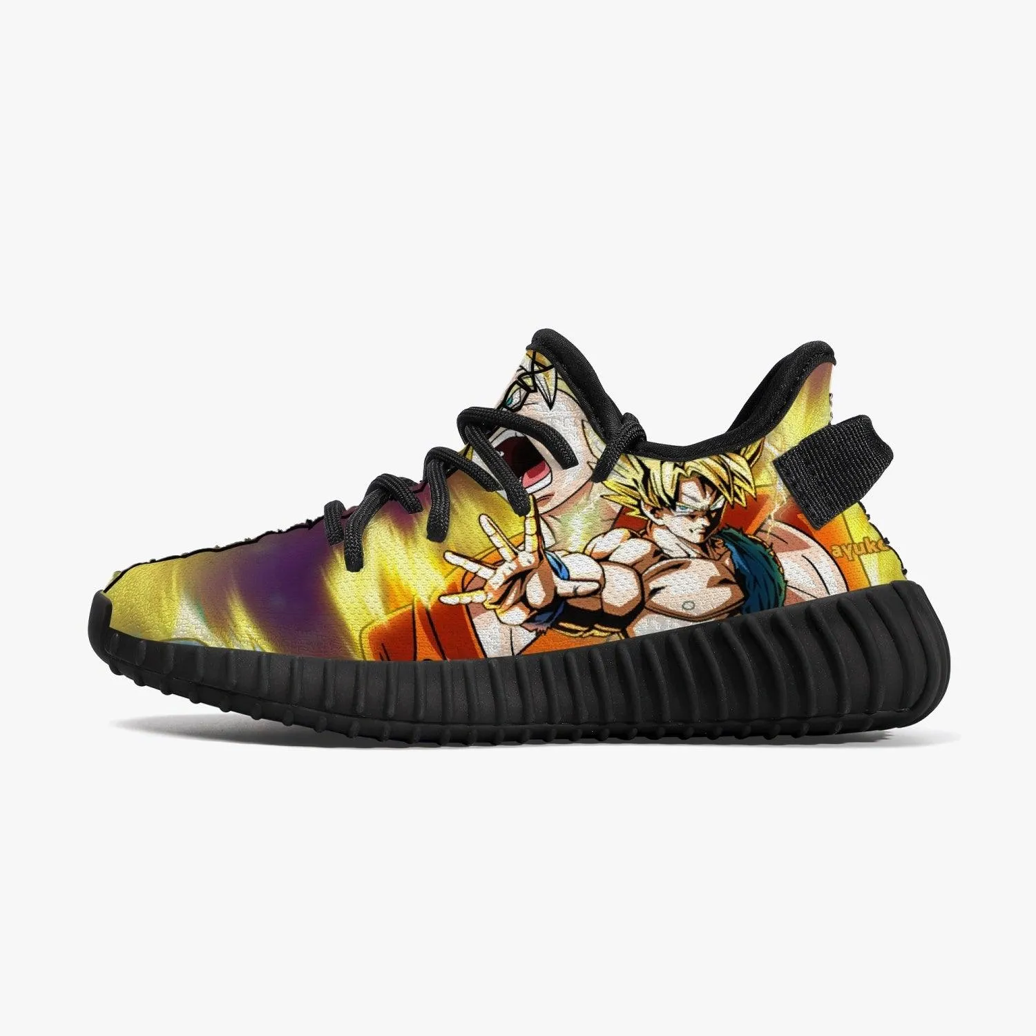 Dragonball Z Goku Super Saiyan Kids YZ Black Anime Shoes