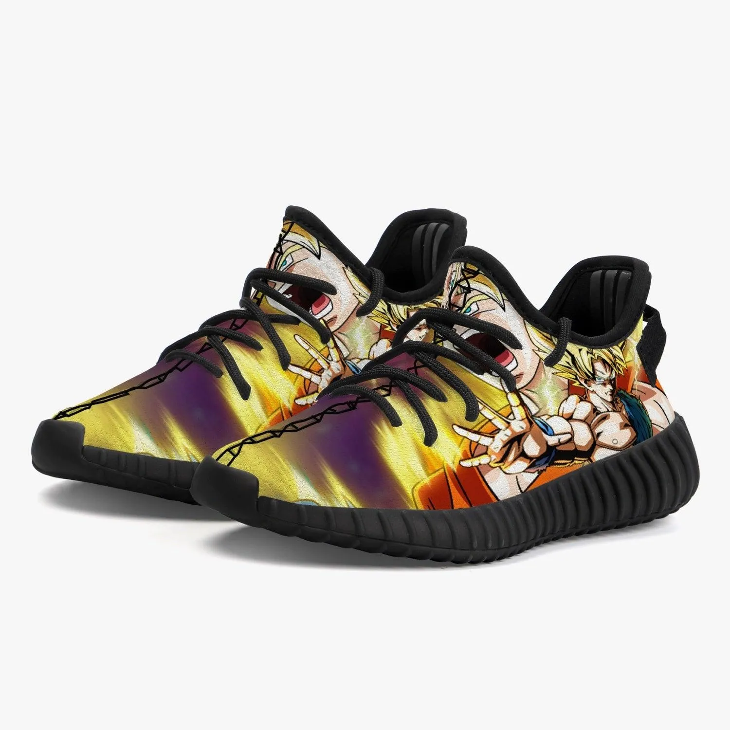 Dragonball Z Goku Super Saiyan Kids YZ Black Anime Shoes