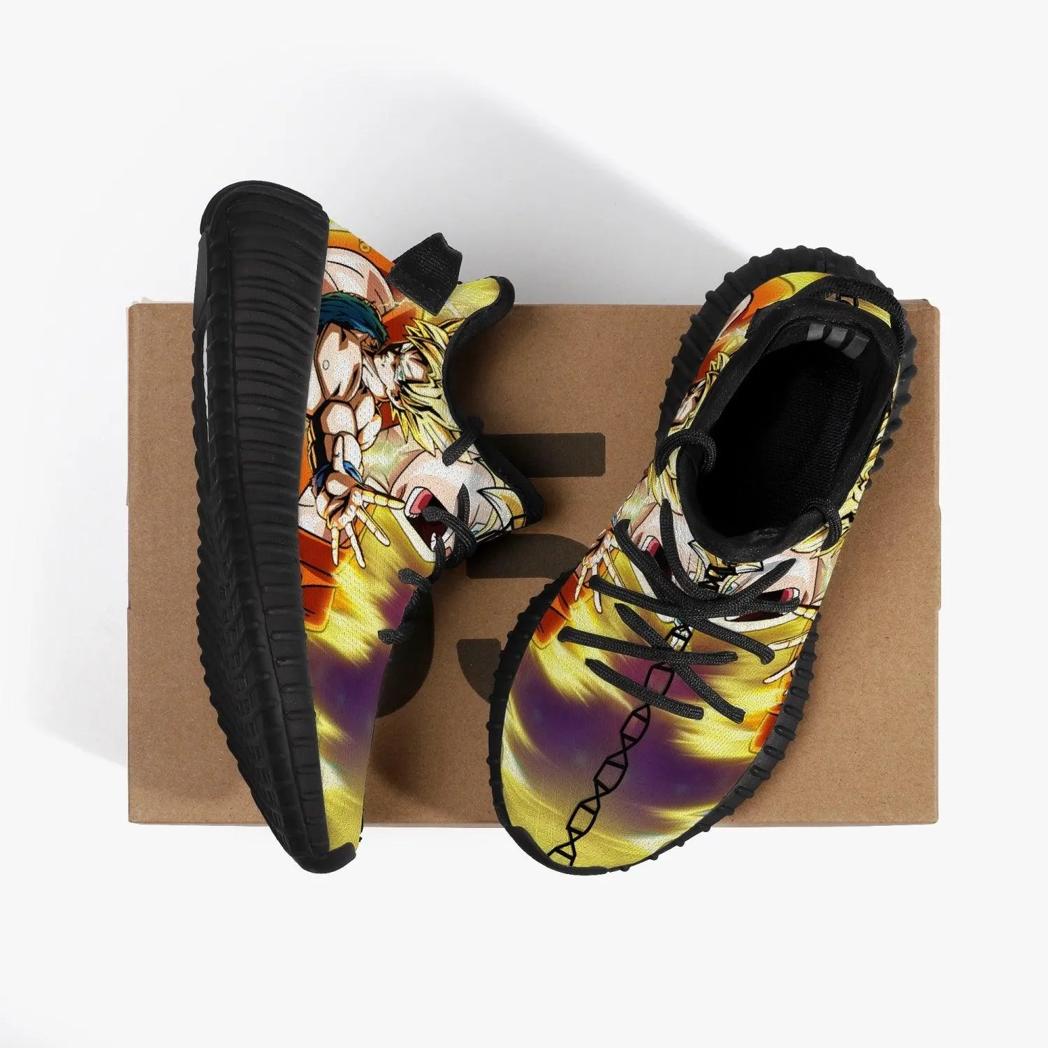 Dragonball Z Goku Super Saiyan Kids YZ Black Anime Shoes