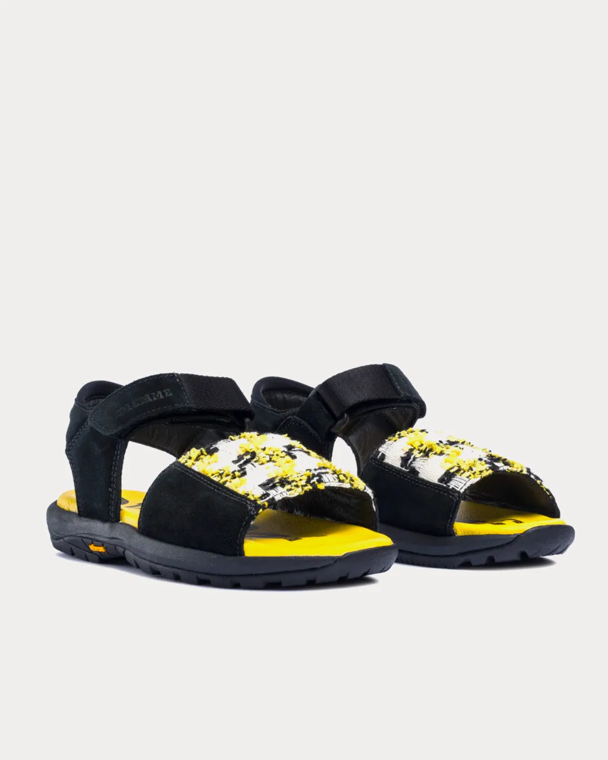Dune Black / Light Yellow Sandals