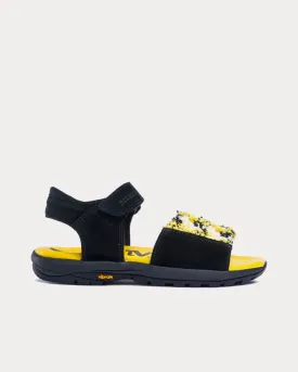 Dune Black / Light Yellow Sandals