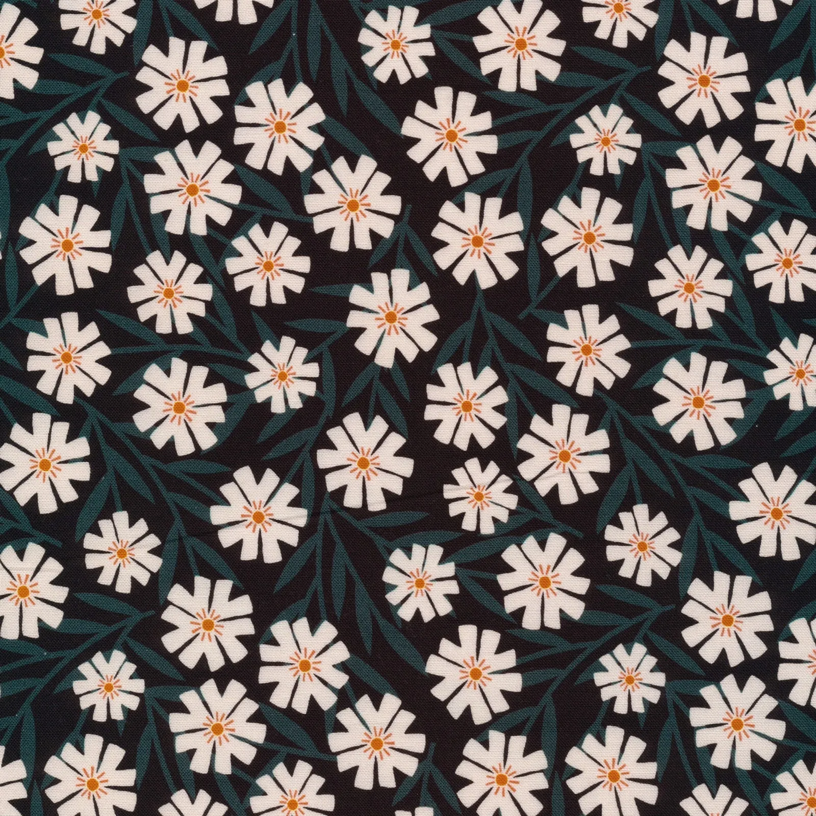 Easy Weekend Organic Cotton Night Phlox ½ yd