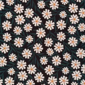 Easy Weekend Organic Cotton Night Phlox ½ yd