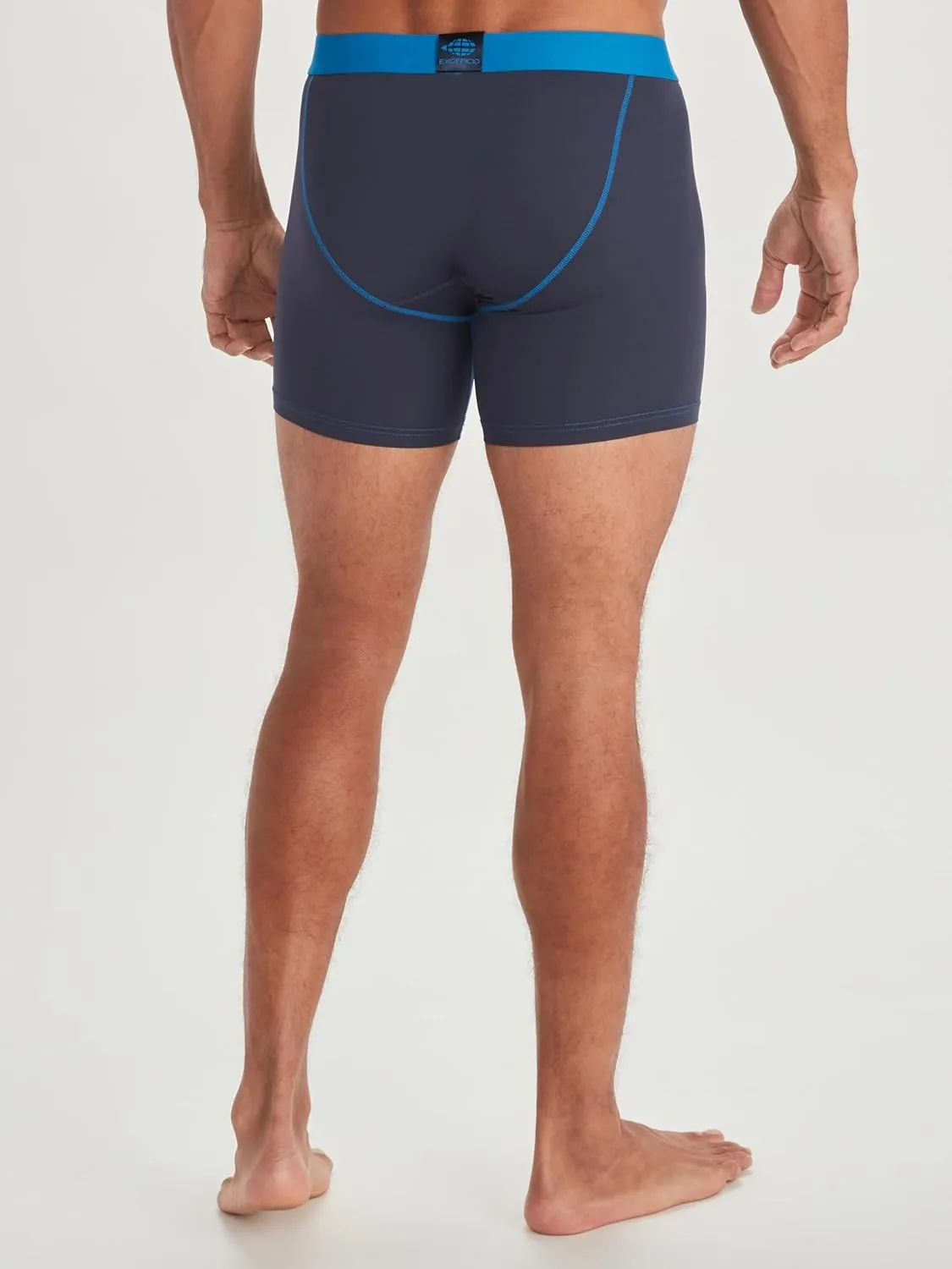 ExOfficio Men's Give-N-Go Sport 2.0 Boxer Brief 6 " Travel Underwear for Men, Breathable and Durable, Easy Clean