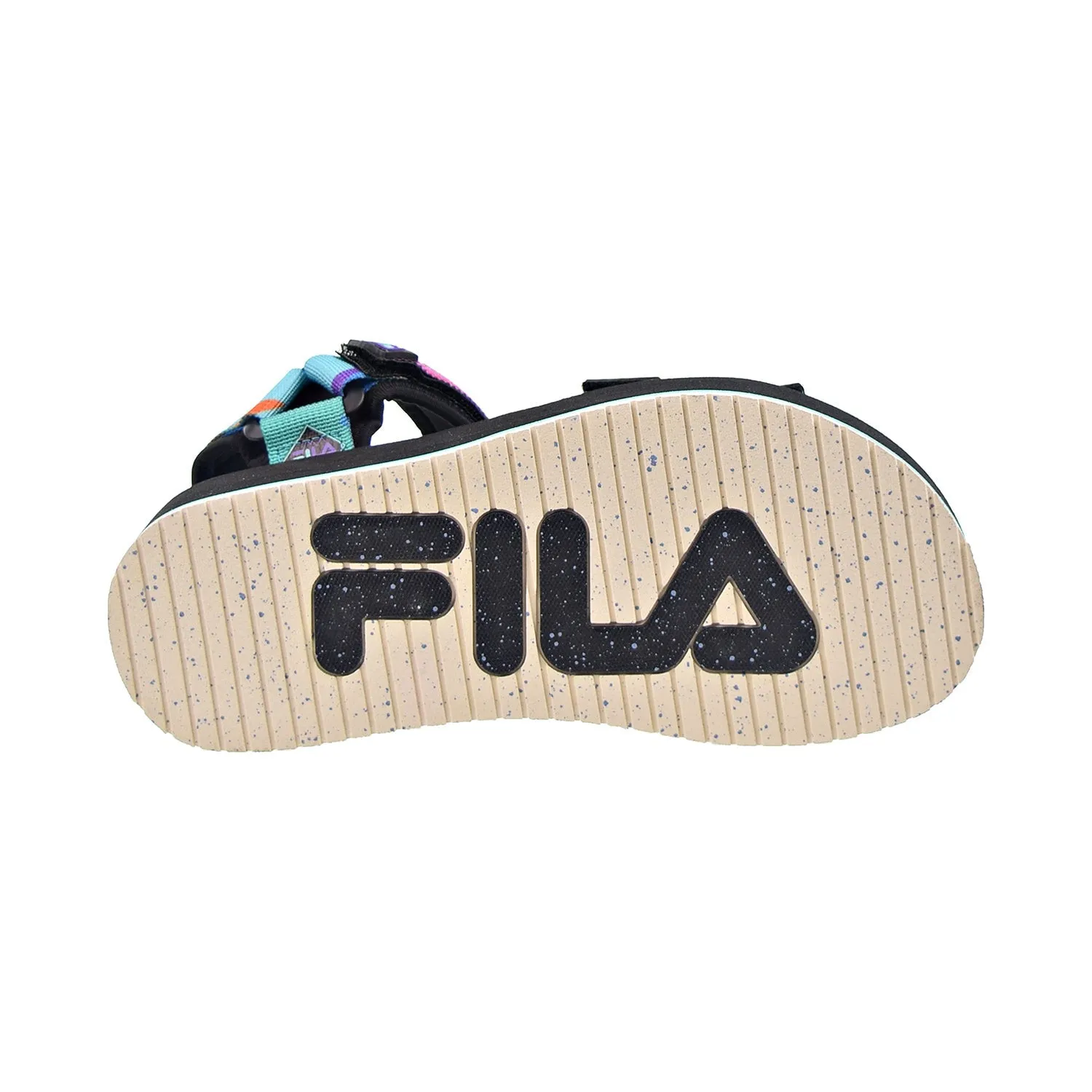 Fila Drifter DNS '90s Hiking Men's Sandals Black-Electric Purple-Red Orange