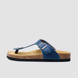 Ibiza Cork Sandal Navy