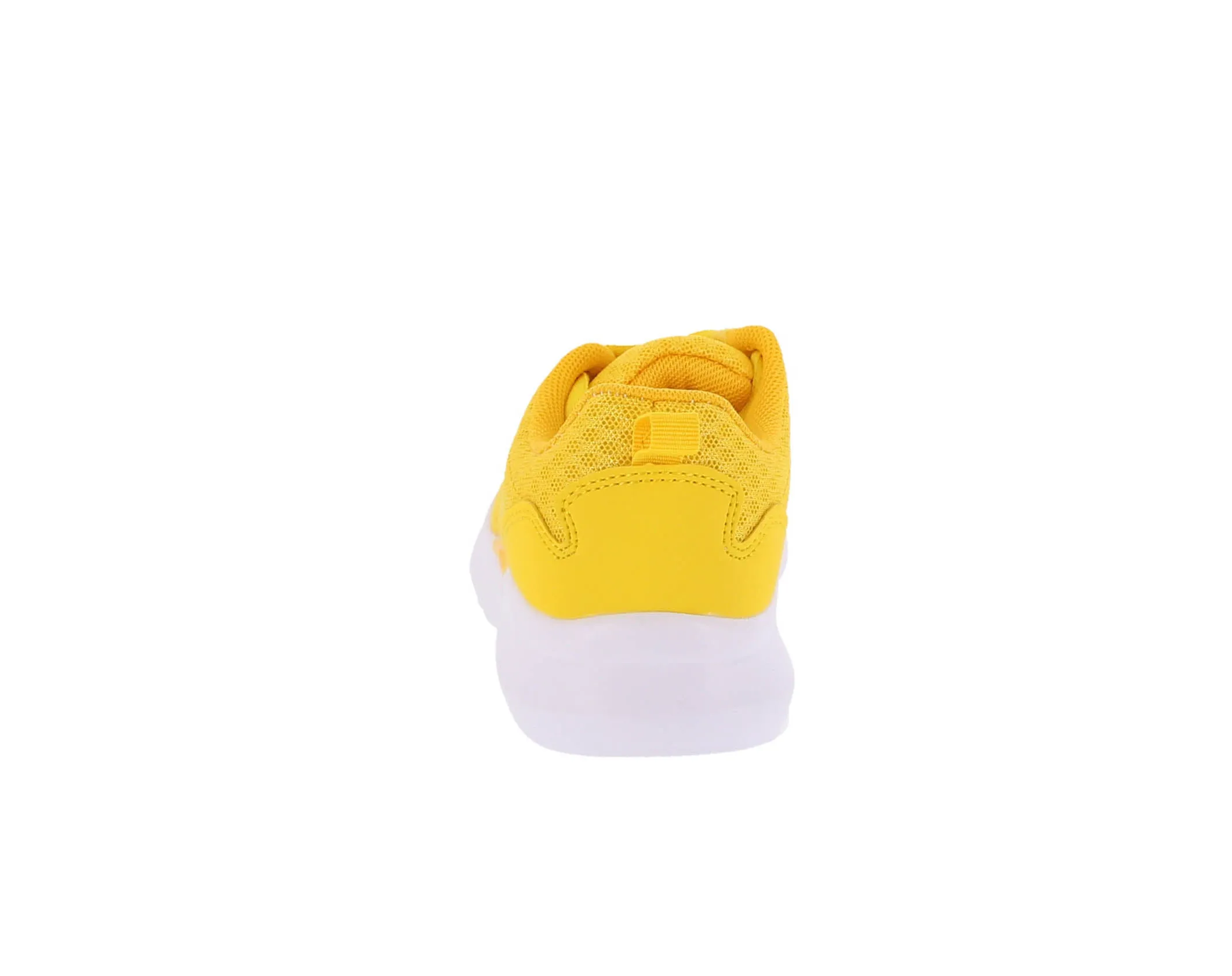 KID'S SHOES YELLOW MESH/FABRIC TENNIS SNEAKERS 4117K