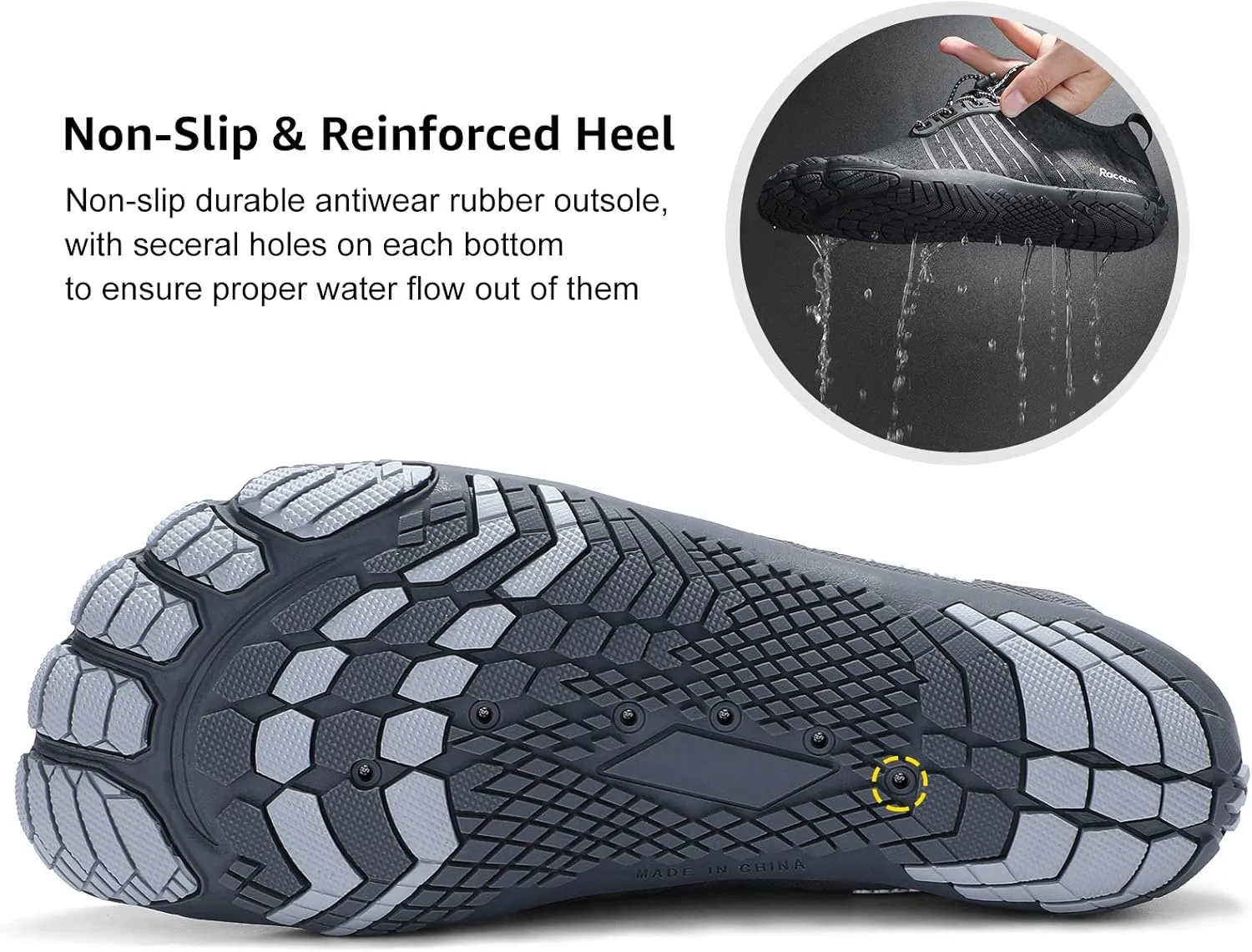 Racqua Composite Mesh Water Shoes Men Women