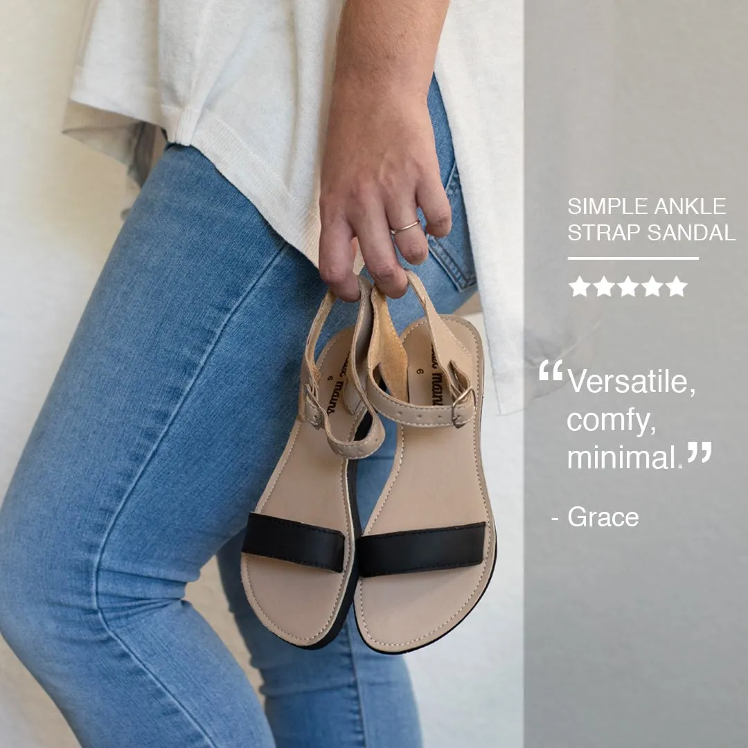 Simple Ankle Strap Sandal