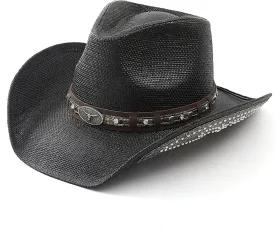 Straw Cowboy Hats for Women and Men