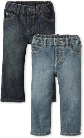 The Children's Place Baby Boys' and Toddler Bootcut Jeans