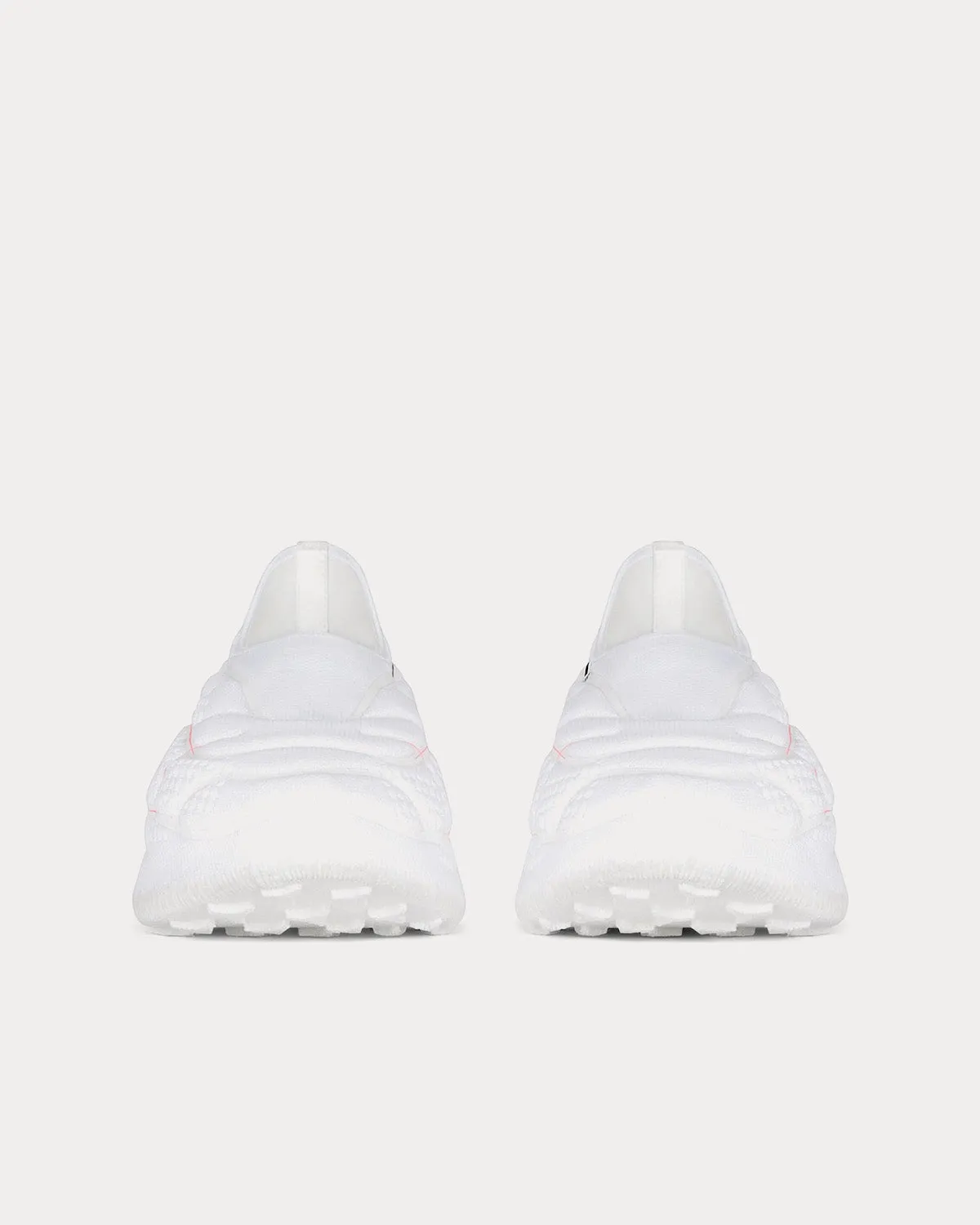 TK-360  Mesh White / Pink Slip On Sneakers