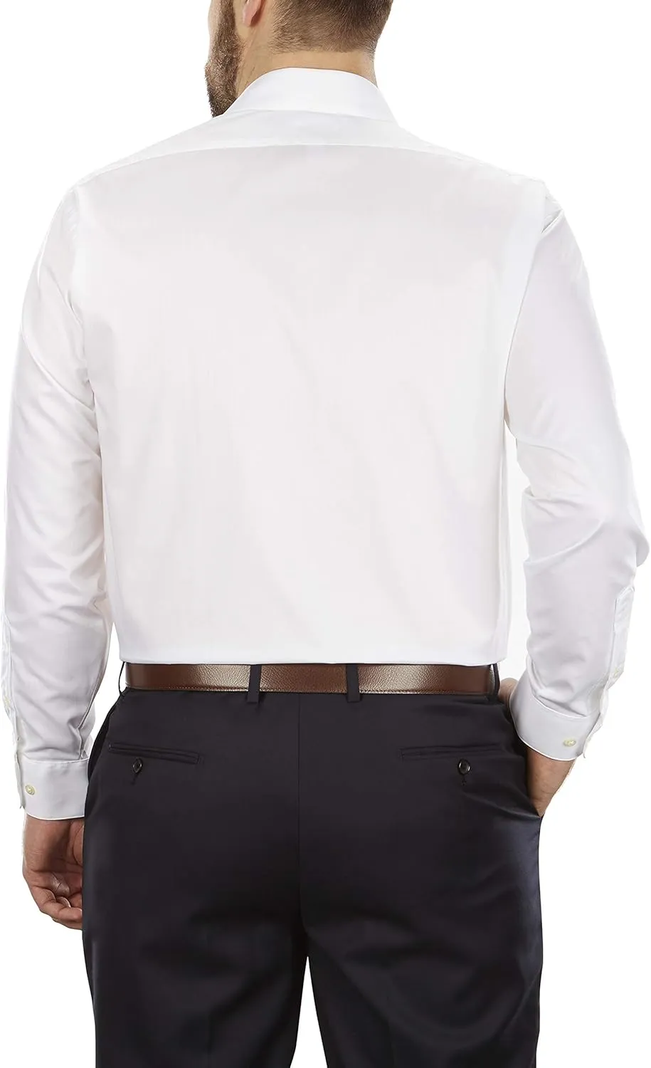 Van Heusen Men's BIG FIT Dress Shirts Poplin (Big and Tall)