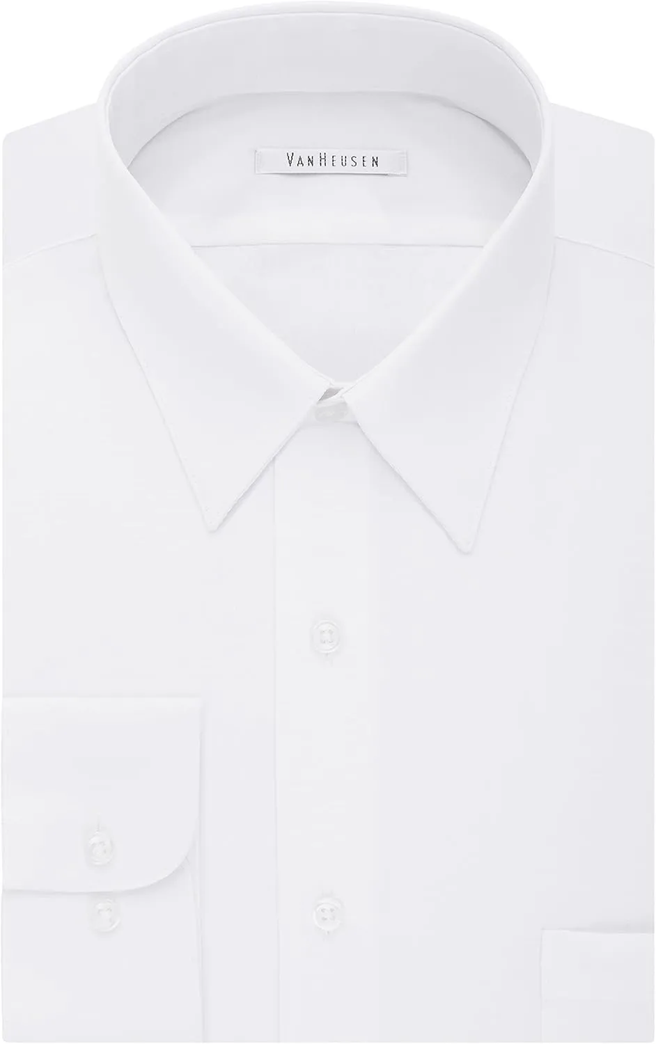 Van Heusen Men's BIG FIT Dress Shirts Poplin (Big and Tall)