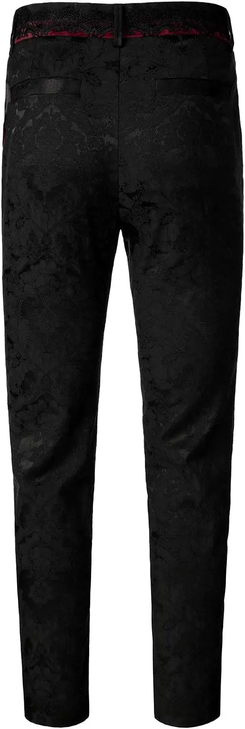 VATPAVE Mens Gothic Pants Cosplay Costume Trousers Steampunk Victorian Pants