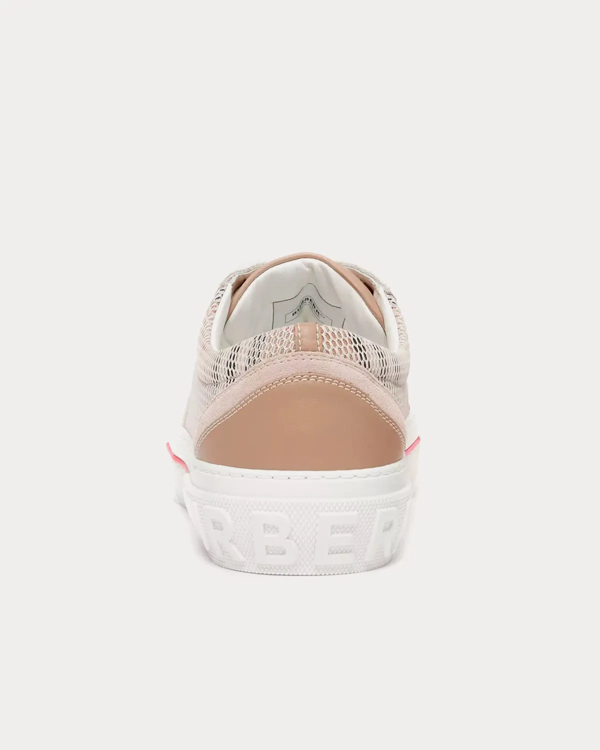 Vintage Check Mesh, Leather & Suede Beige / Archive Beige Low Top Sneakers