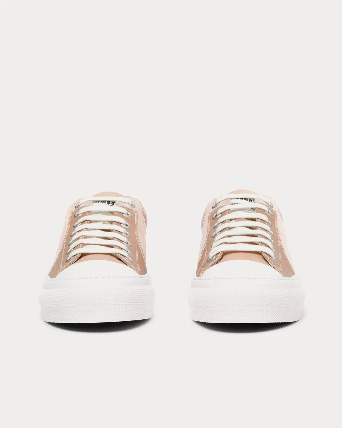 Vintage Check Mesh, Leather & Suede Beige / Archive Beige Low Top Sneakers